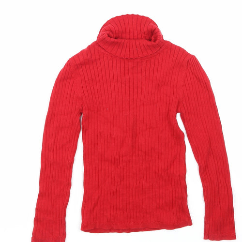 TU Girls Red   Basic T-Shirt Size 5-6 Years