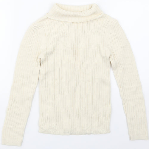 TU Girls Beige   Pullover T-Shirt Size 5-6 Years