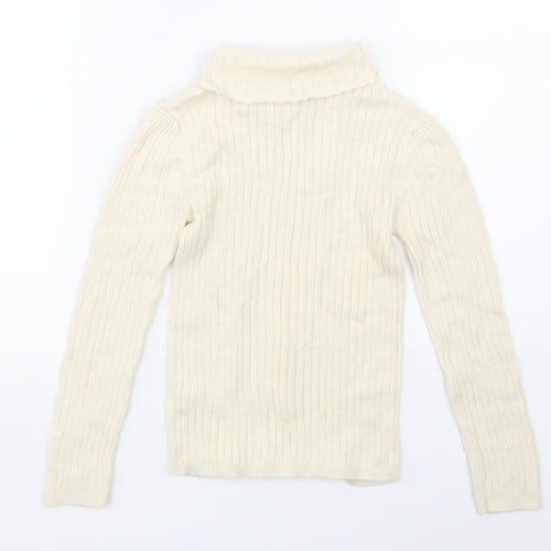 TU Girls Beige   Pullover T-Shirt Size 5-6 Years