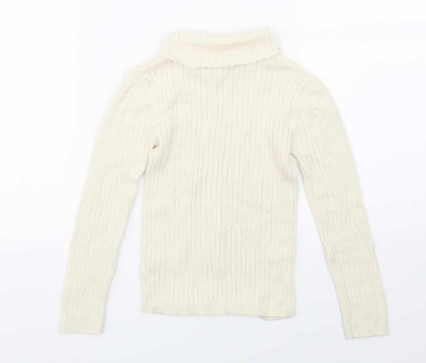 TU Girls Beige   Pullover T-Shirt Size 5-6 Years