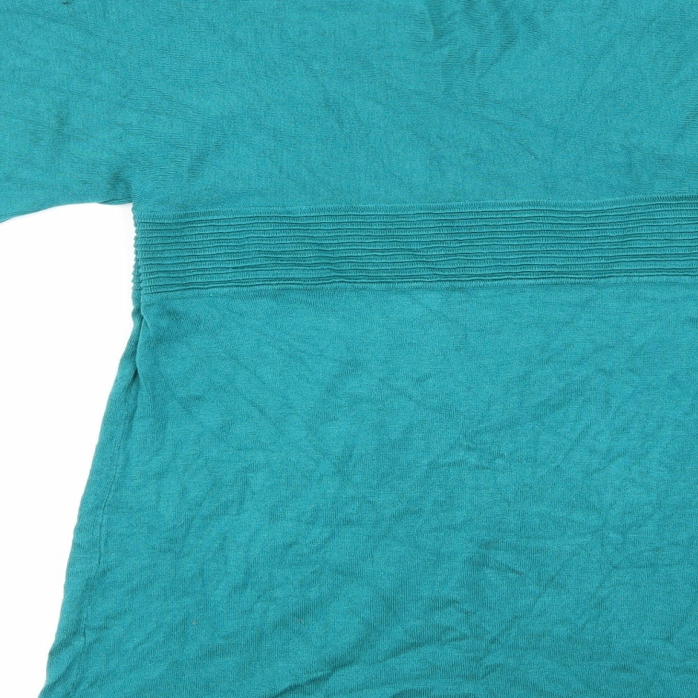 Therapy Womens Green   Basic T-Shirt Size 14