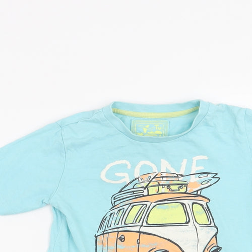 TU Boys Blue   Basic T-Shirt Size 18-24 Months  - Gone Surfin'
