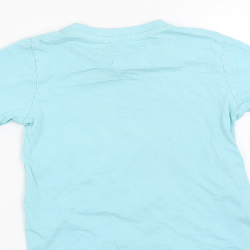 TU Boys Blue   Basic T-Shirt Size 18-24 Months  - Gone Surfin'