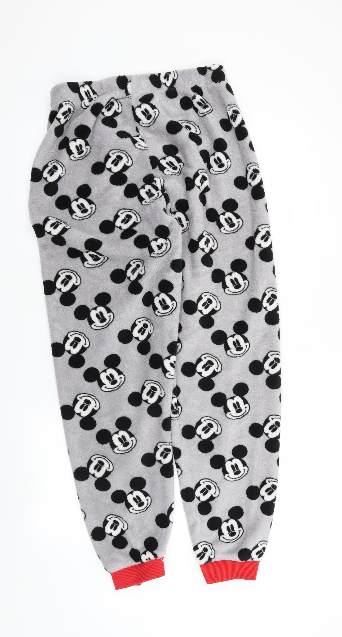 Love To Lounge Womens Grey Solid  Top Pyjama Pants Size 12  - Disney Mickey Mouse