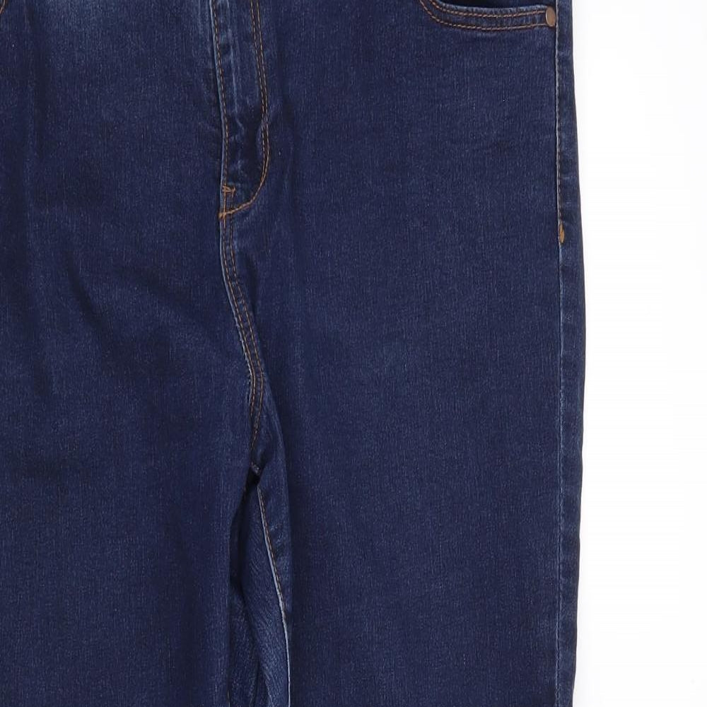 George Womens Blue   Straight Jeans Size 16 L26 in