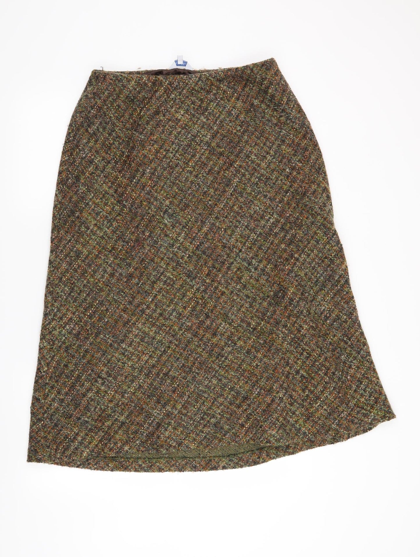 Penny Plain Womens Green   A-Line Skirt Size 14
