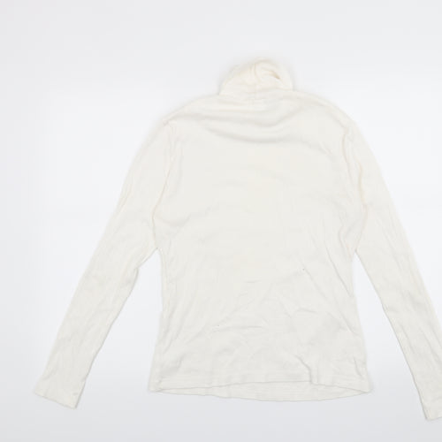 River Island Womens White   Pullover Sweatshirt Size 12