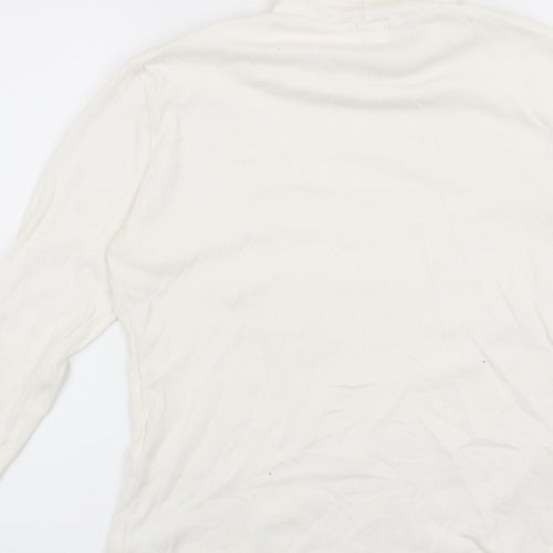 River Island Womens White   Pullover Sweatshirt Size 12