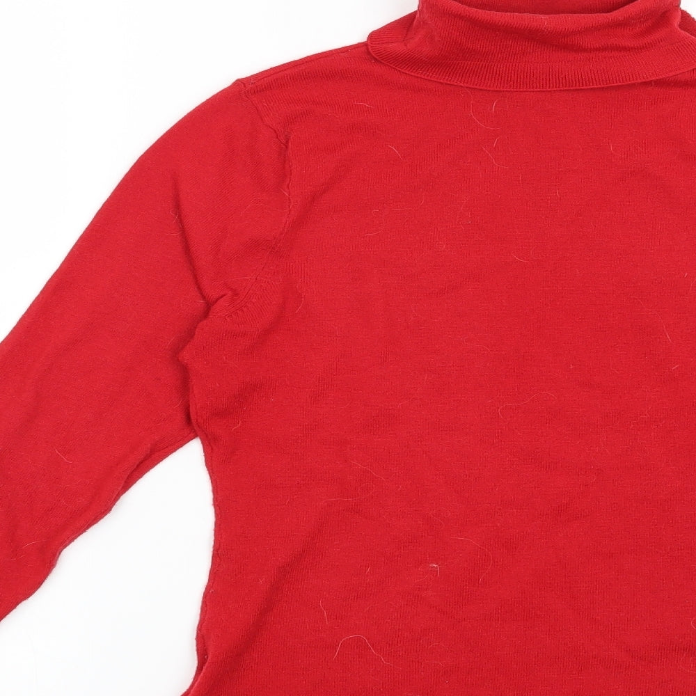 River Island Womens Red   Pullover Jumper Size 12
