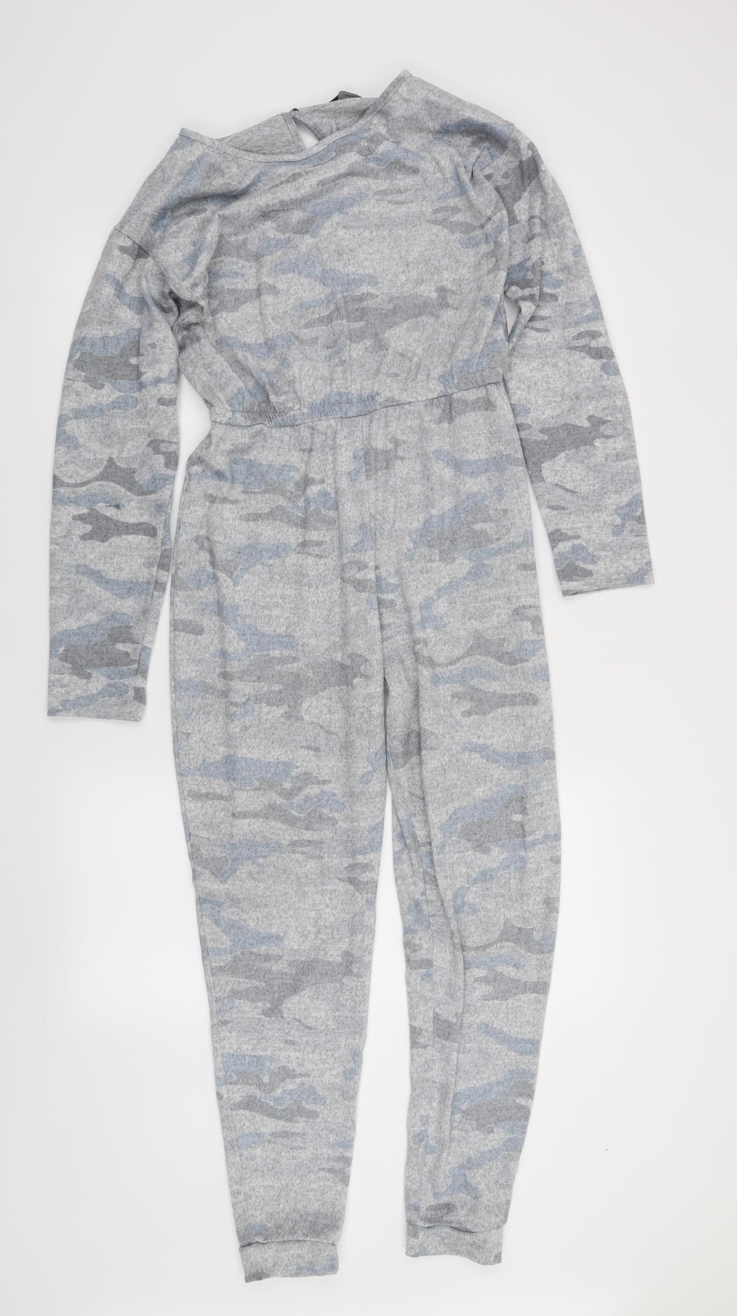 George Girls Grey Camouflage  Jumpsuit One-Piece Size 13-14 Years