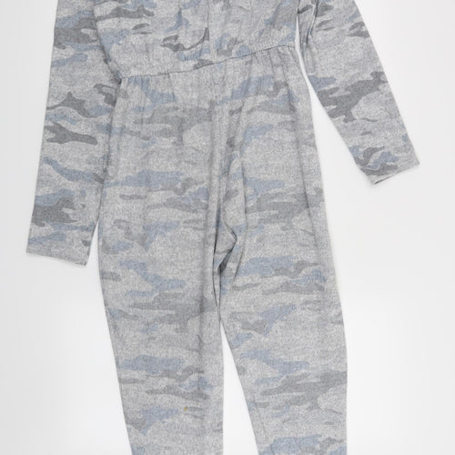George Girls Grey Camouflage  Jumpsuit One-Piece Size 13-14 Years