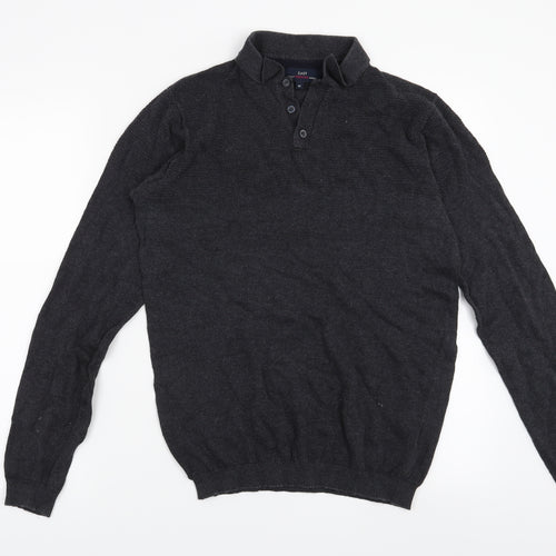 Easy Mens Grey   Pullover Jumper Size M