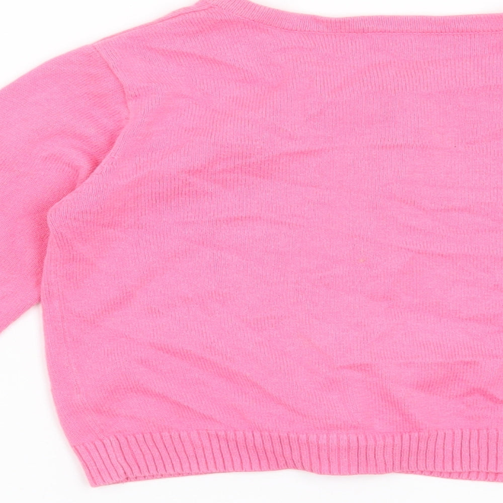 Nutmeg Girls Pink   Cardigan Jumper Size 3-4 Years