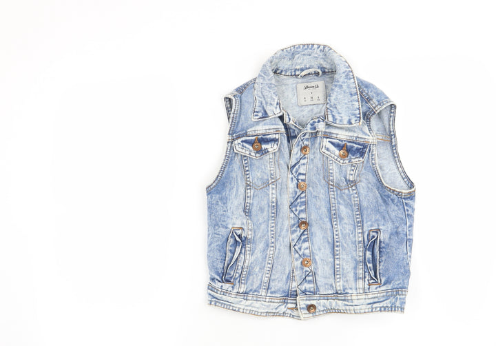 Denim CO Womens Blue Jacket Size 8