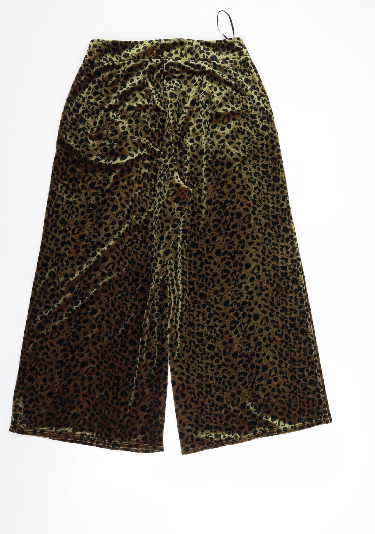 Primark Womens Brown Animal Print  Trousers  Size 8 L23 in