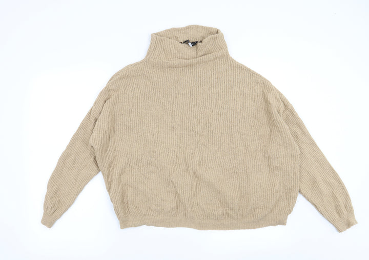 Dorothy Perkins Womens Beige   Pullover Jumper Size 12