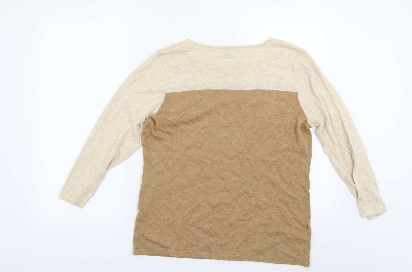 NEXT Womens Beige   Pullover Jumper Size 14