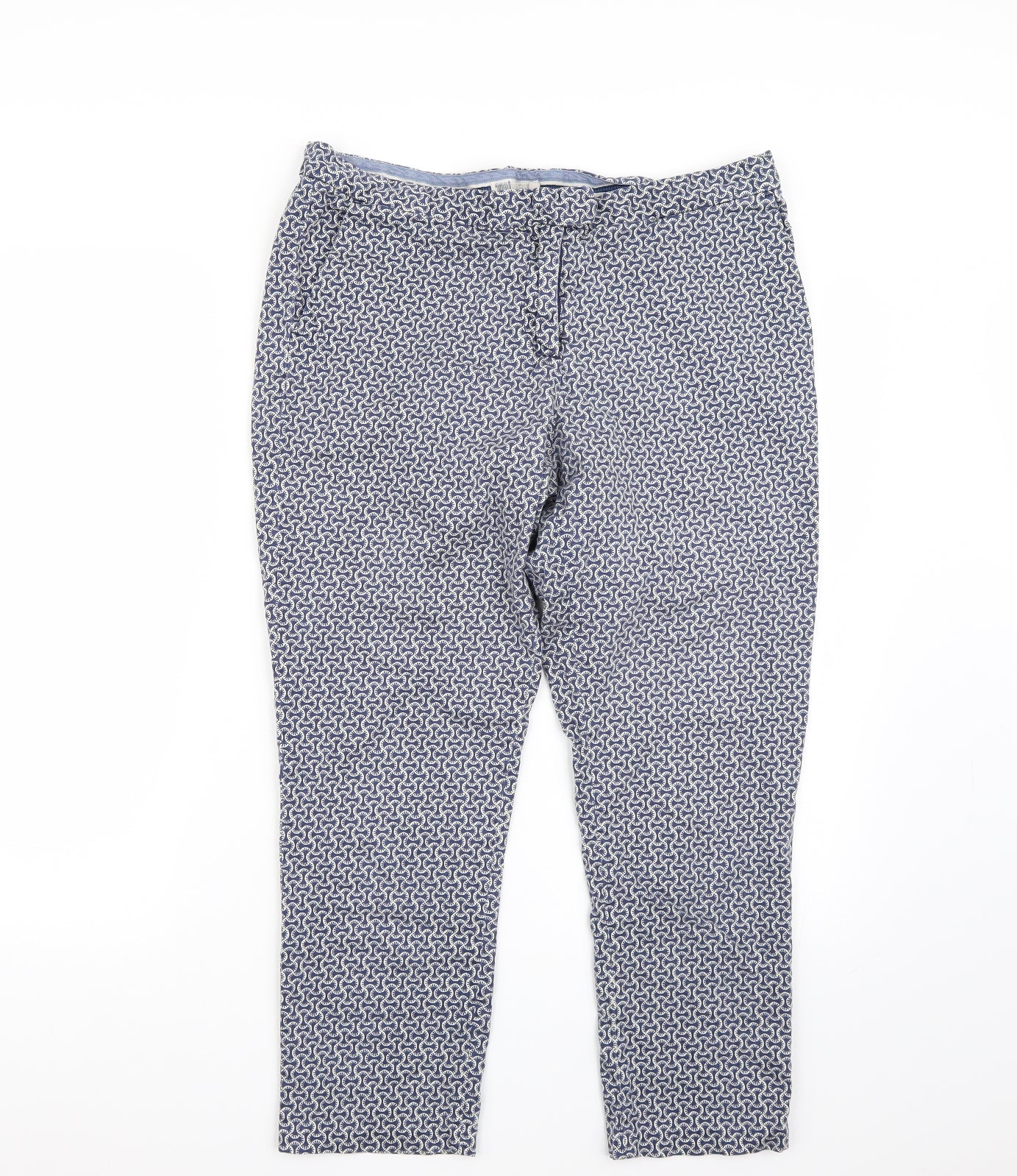 Seasalt cornwall Womens Blue   Trousers  Size 12 L23 in