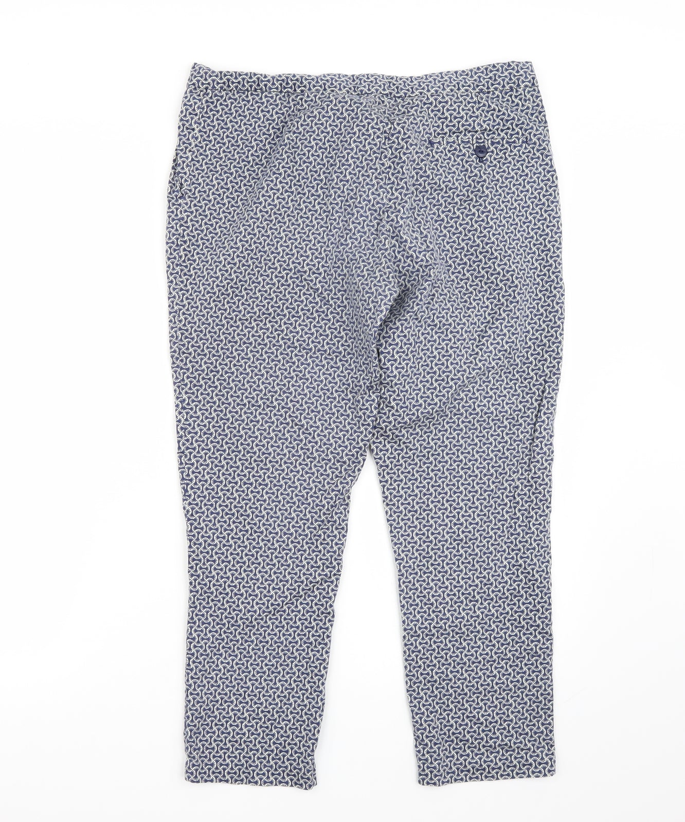 Seasalt cornwall Womens Blue   Trousers  Size 12 L23 in