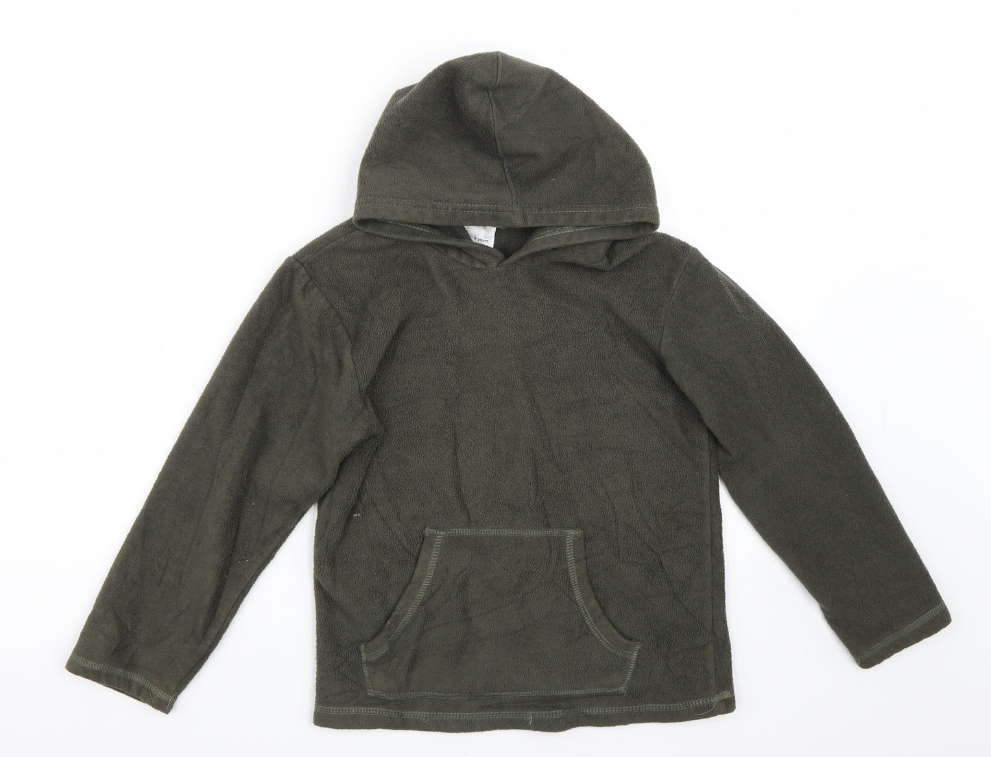 Preworn Boys Green   Pullover Jumper Size 8-9 Years