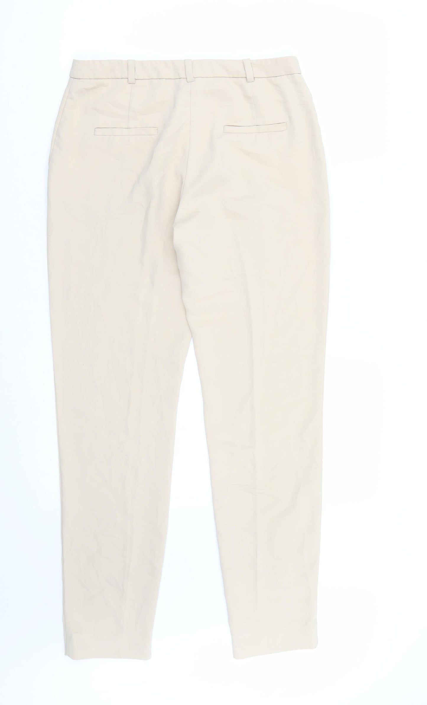 Mango Womens Beige   Trousers  Size 8 L31 in