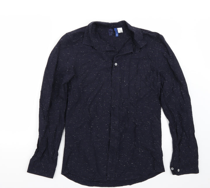 H&M Mens Blue    Button-Up Size S