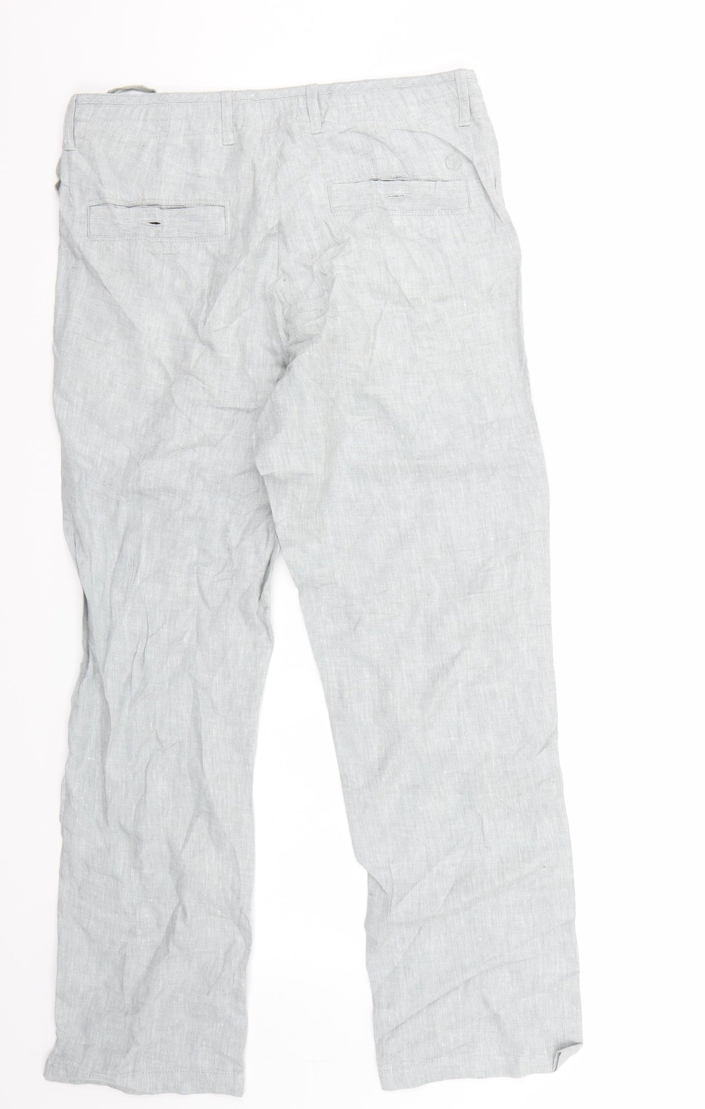 Marks and Spencer Womens Grey   Trousers  Size 31 L29 in