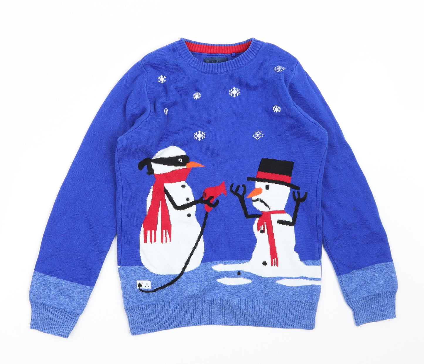 NEXT Boys Blue   Pullover Jumper Size 9 Years