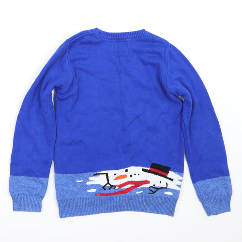NEXT Boys Blue   Pullover Jumper Size 9 Years