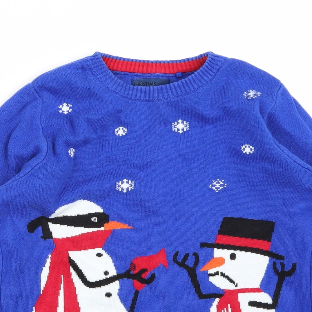 NEXT Boys Blue   Pullover Jumper Size 9 Years