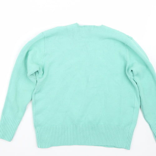 Sk collection Womens Green   Pullover Jumper Size M