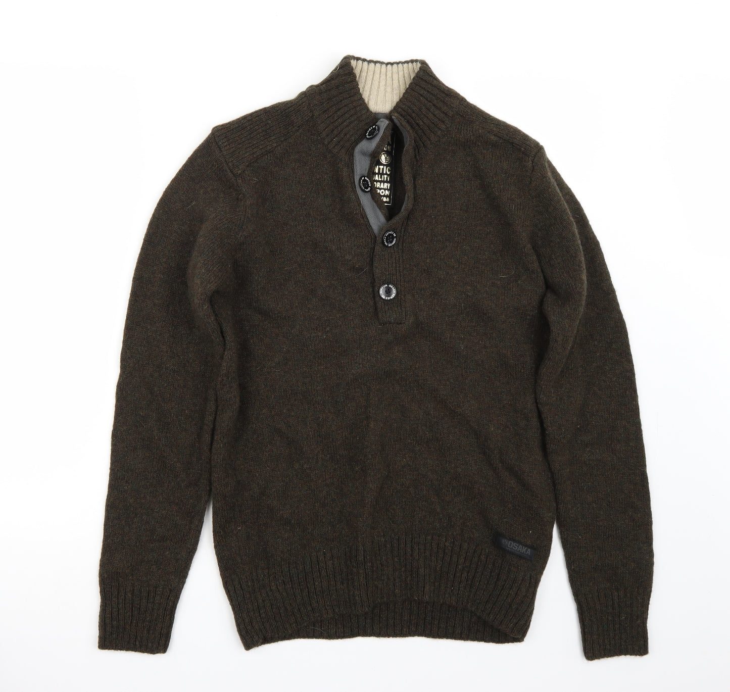 Osaka Mens Green   Pullover Jumper Size M