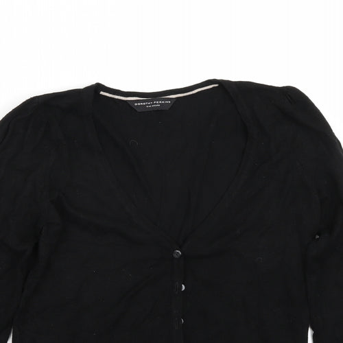 Dorothy Perkins Womens Black   Cardigan Jumper Size 10