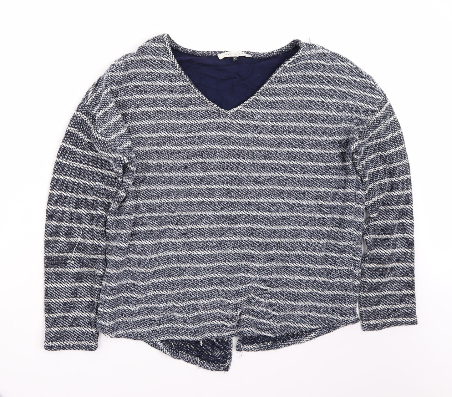 Maison De Nimes Womens Blue   Pullover Jumper Size L