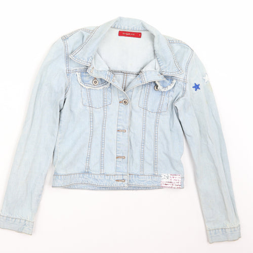 Riverisland Womens Blue   Jacket Coat Size 8