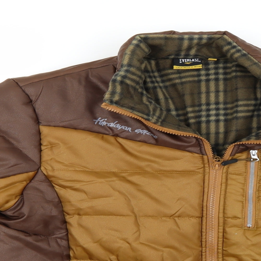 Everlast Mens Brown   Jacket Coat Size L