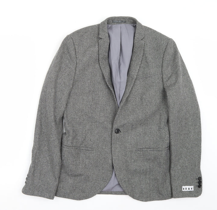 Noak Womens White Jacket Blazer Size 38
