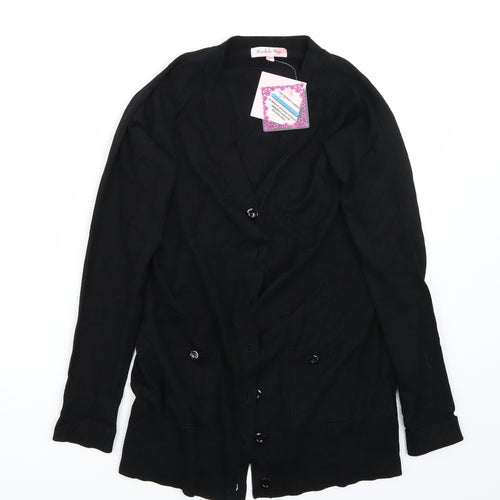 Michele Hope Womens Black   Cardigan Jumper Size 12