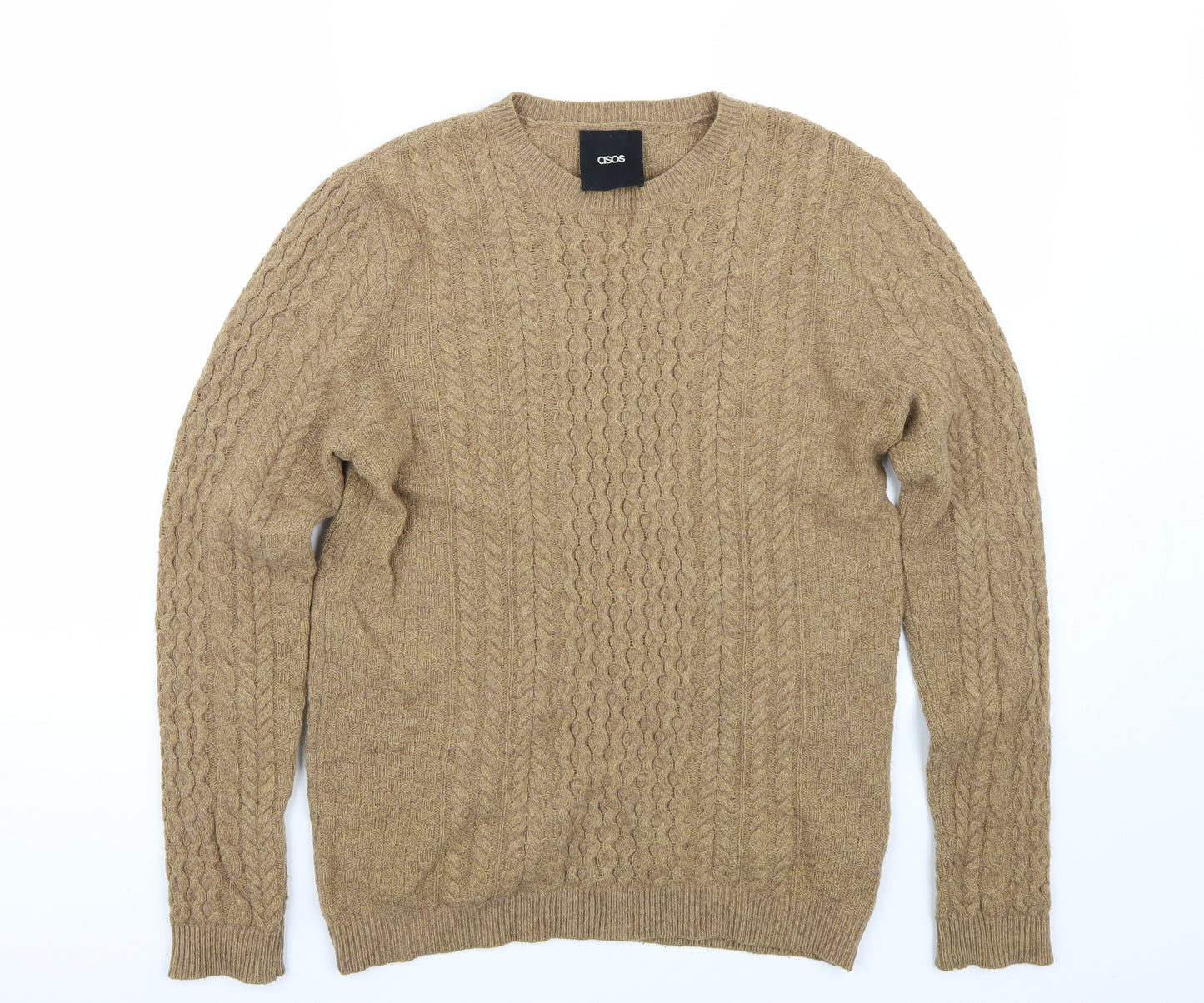 ASOS Mens Brown   Pullover Jumper Size S