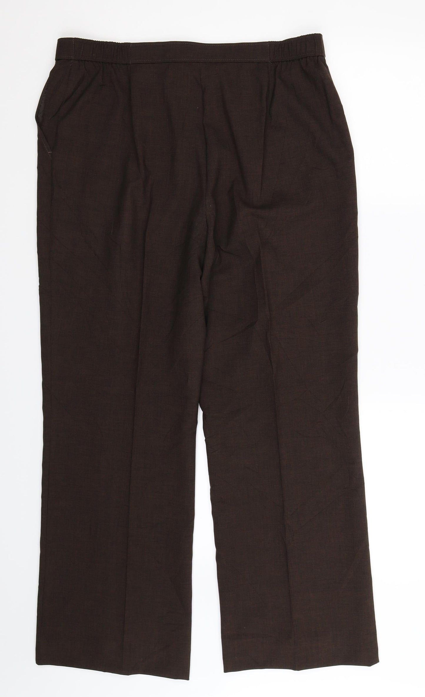 Marks and Spencer Womens Grey   Trousers  Size 16 L29 in