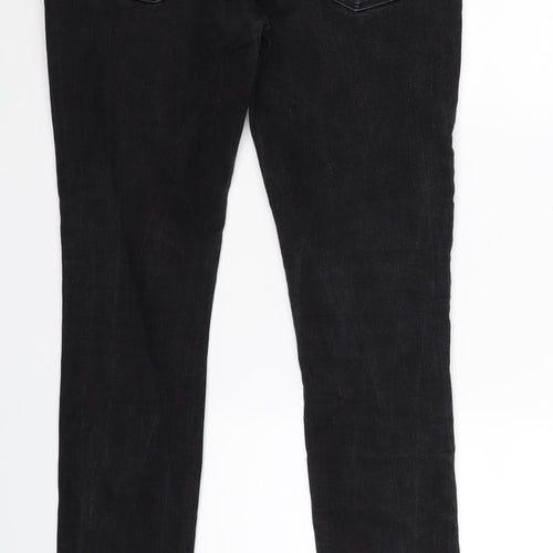 River Island Mens Black  Denim Skinny Jeans Size 36 L34 in
