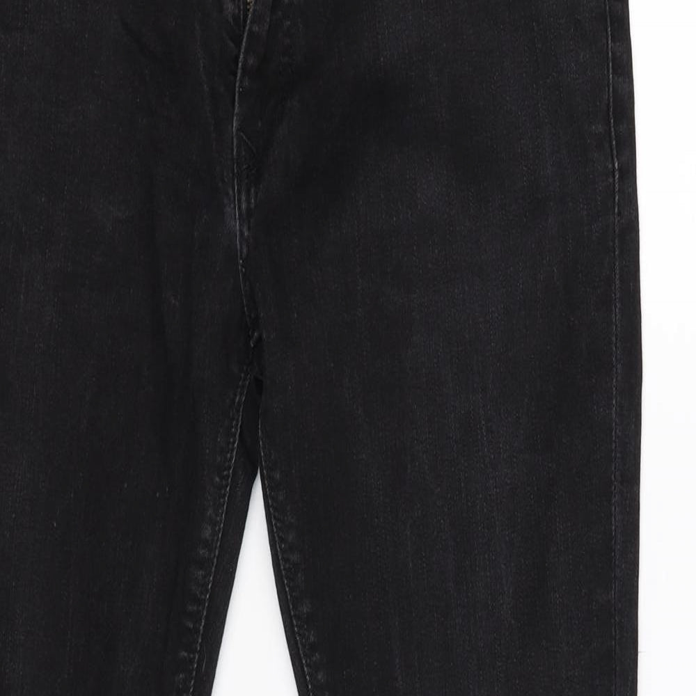 River Island Mens Black  Denim Skinny Jeans Size 36 L34 in