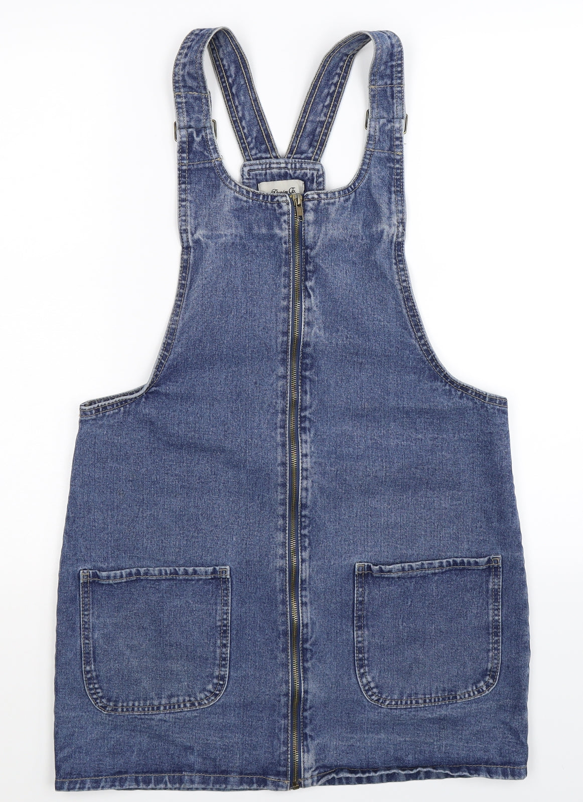 Denim Co Womens Blue  Denim Mini  Size 12  - Dungaree
