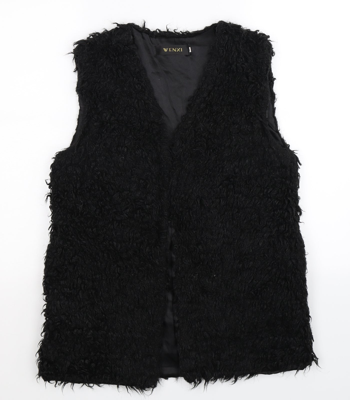 Wenxi Womens Black   Gilet Jacket Size XL