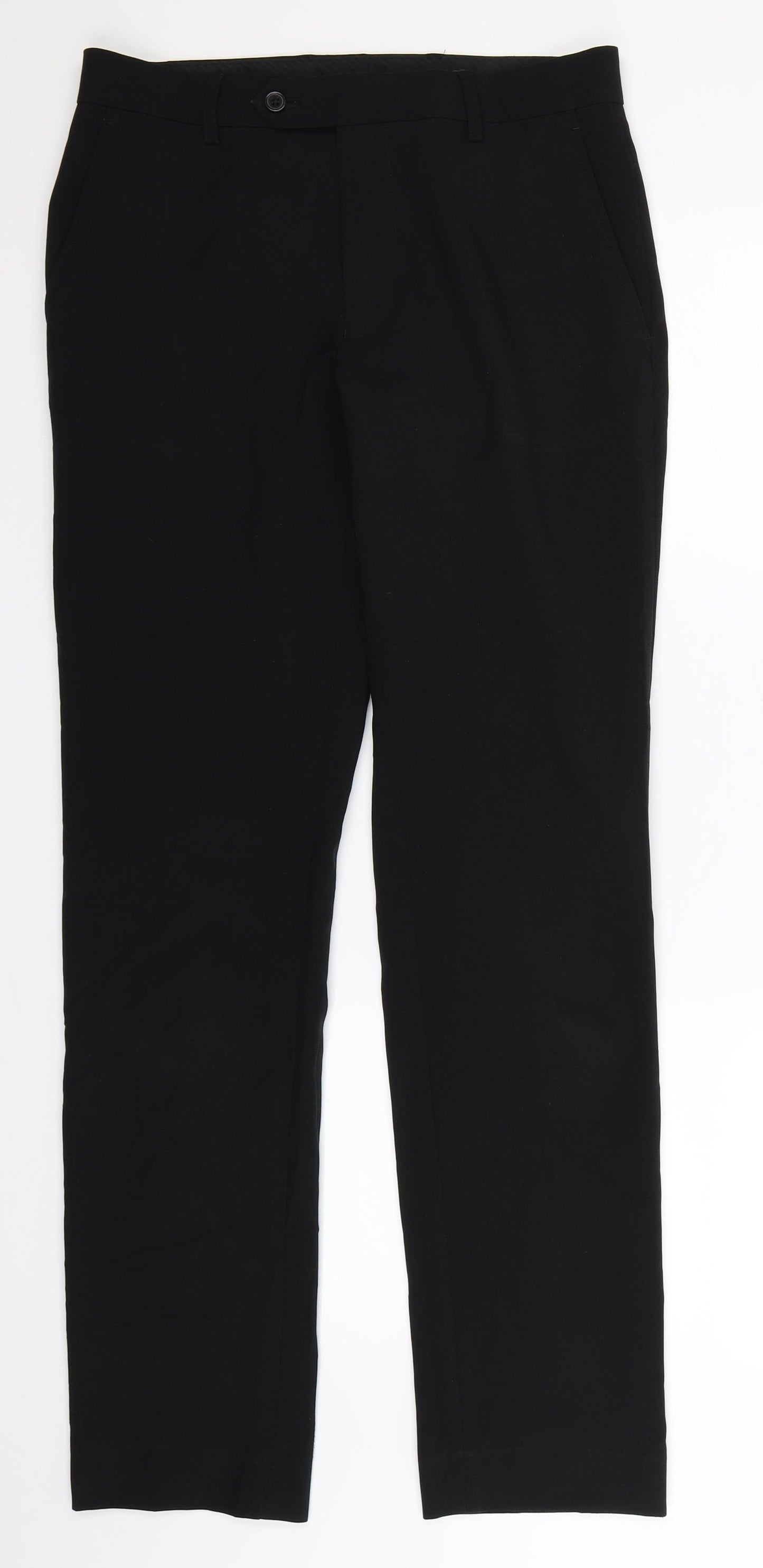NEXT Mens Black   Dress Pants Trousers Size 30 L33 in