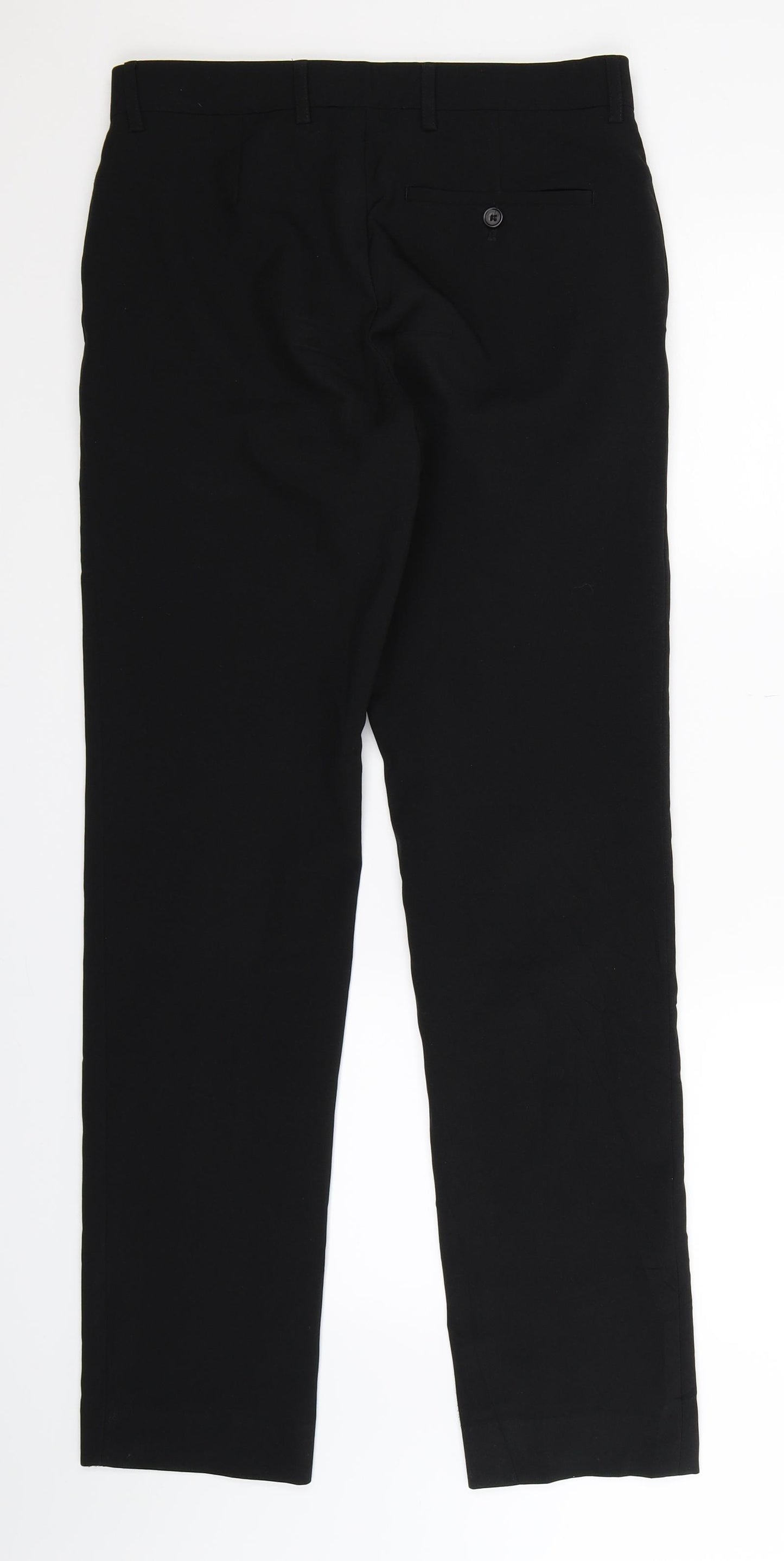 NEXT Mens Black   Dress Pants Trousers Size 30 L33 in
