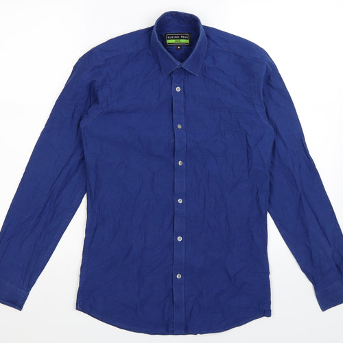 Albion Road Boys Blue   Basic Button-Up Size 14 Years