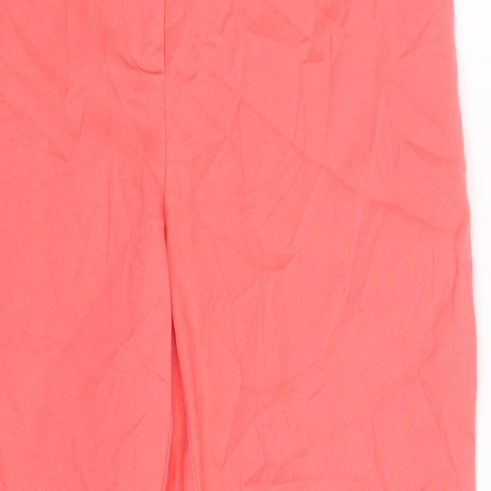 Reiss Womens Pink   Chino Trousers Size 10 L25 in