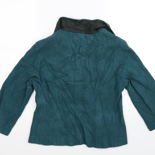 Turnover Womens Green   Jacket Blazer Size 12