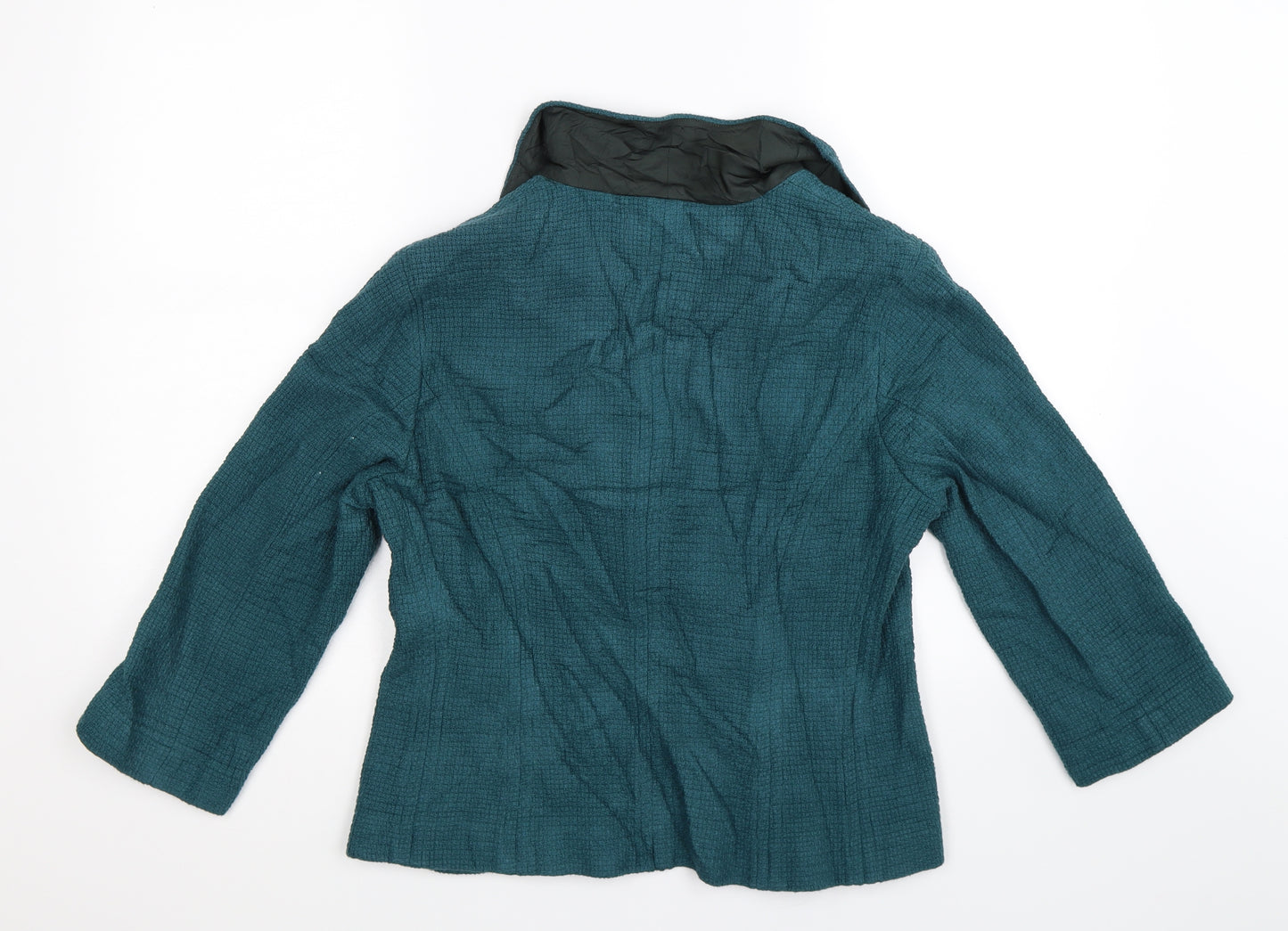 Turnover Womens Green   Jacket Blazer Size 12